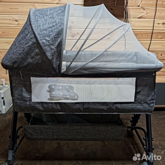 Детская кроватка манеж с матрасом