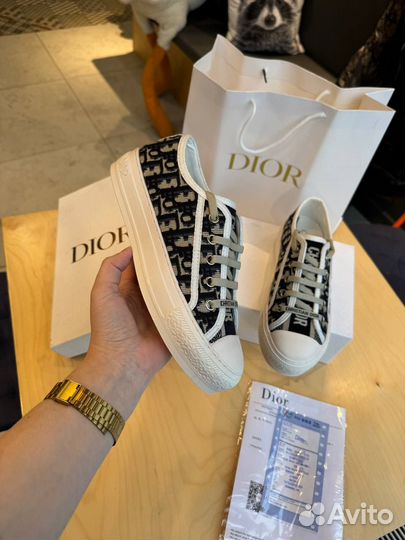 Кеды Dior темные