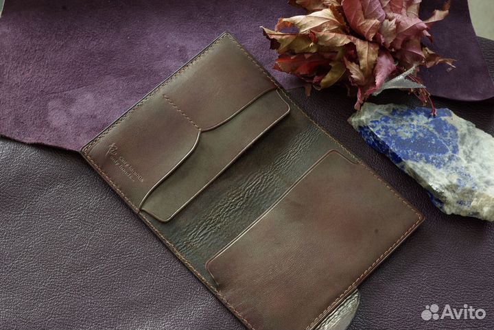 Кожаная обложка на паспорт, автодокументы, военник