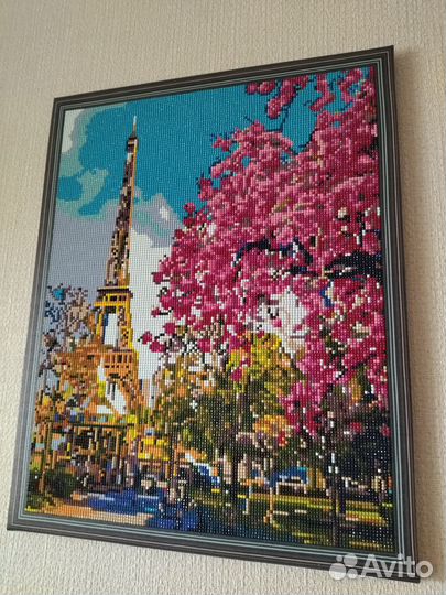 Алмазная картина, готовая работа, 40х50