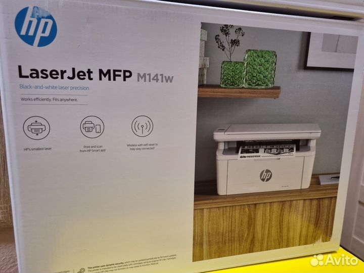 Новое Мфу HP LaserJet M141w