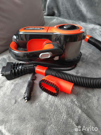 Автомобильный пылесос black decker