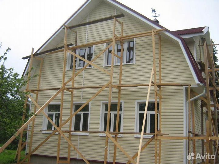 Обшивка домов сайдингом