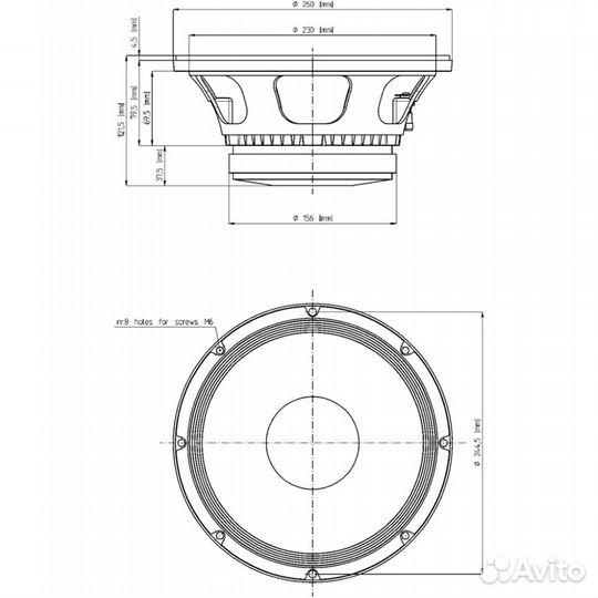 Динамик Eighteen Sound 8MB400/8