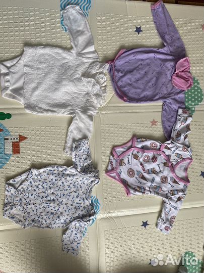 Вещи для девочки пакетом 56-68