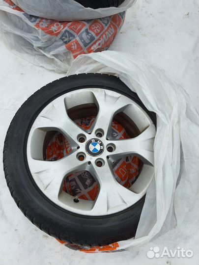 Зимние колеса с дисками оригинал BMW X1 225 50 r17