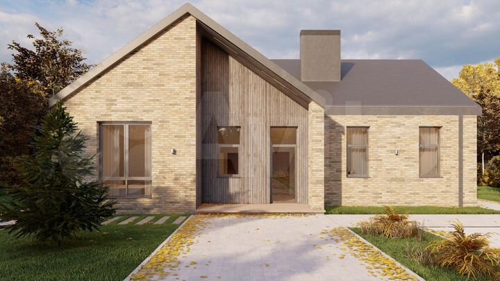 Дом 118 м² на участке 7 сот.