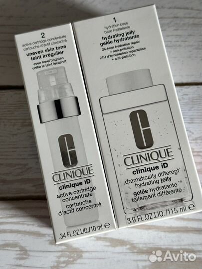 Clinique лосьон желе концентрат наборы