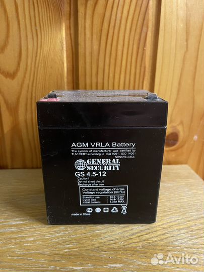 Акб AGM vrla Battery