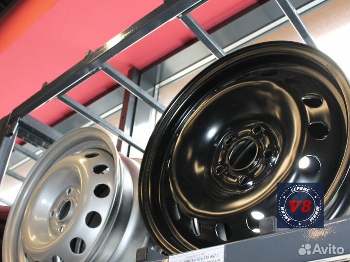 Автодиски штампованные r15