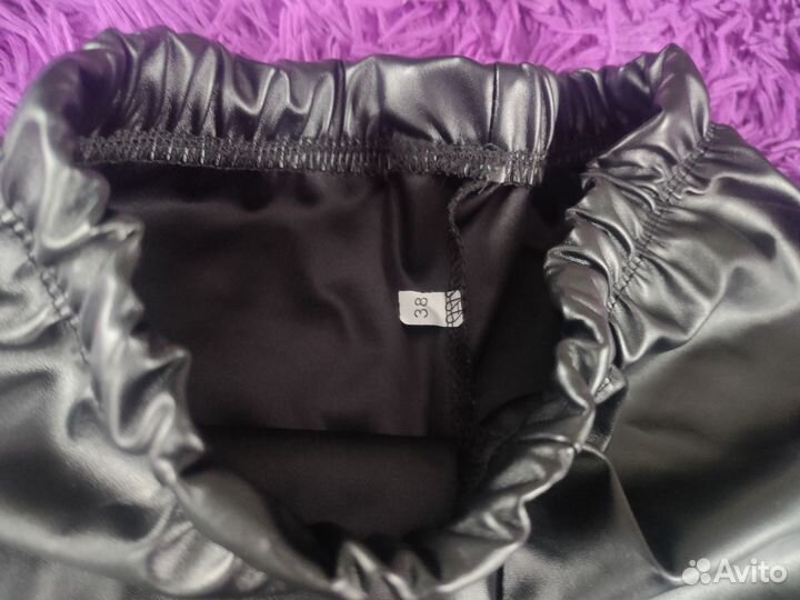 Брюки кожаные