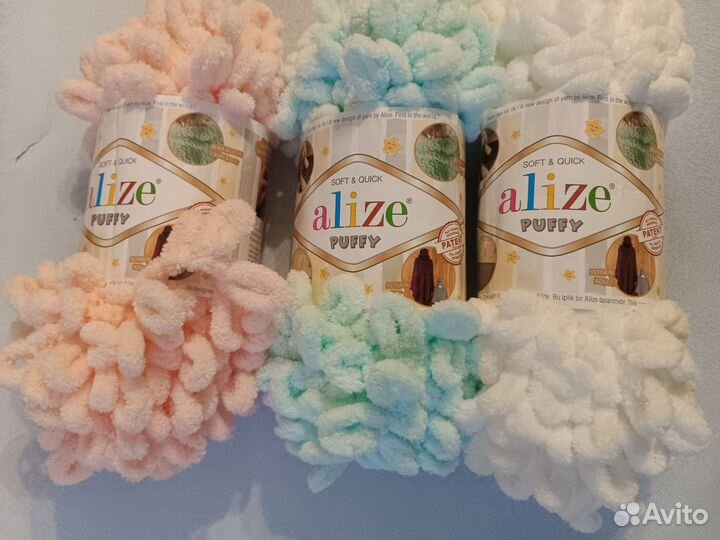 Пряжа ализе пуффи (Alize puffy)