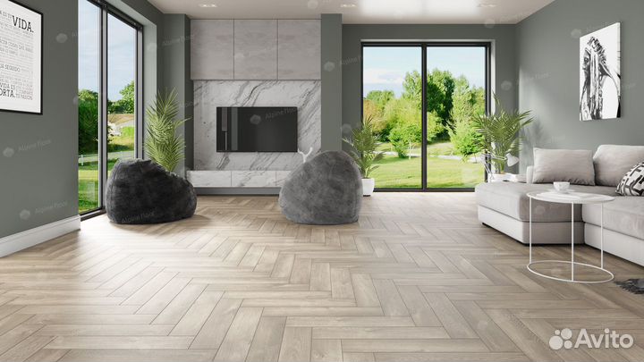 ECO 19-5 Дуб Натур Отбеленный Parquet Premium