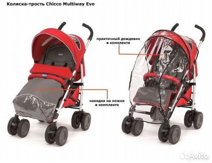 Прогулочная коляска chicco