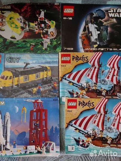 Инструкции к набора Lego (конец 90х - 00е)
