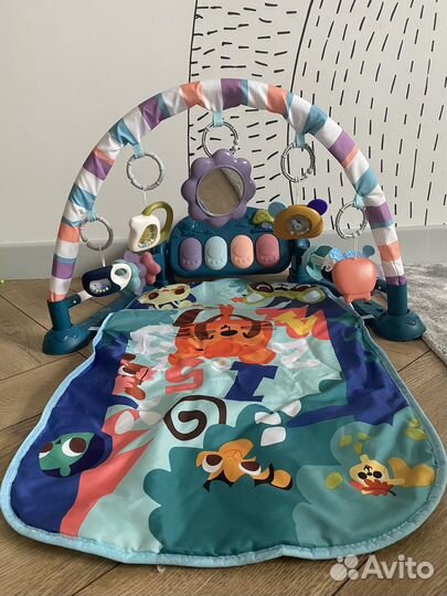 Развивающий музыкальный коврик с пианино