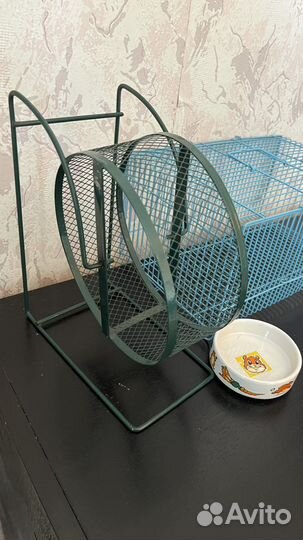 Переноска + колесо для хомяка