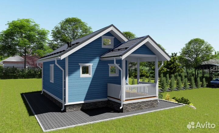 Проект компактного дома «Барри»