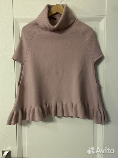 Свитер пончо женский