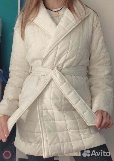 Пальто стёганое женское