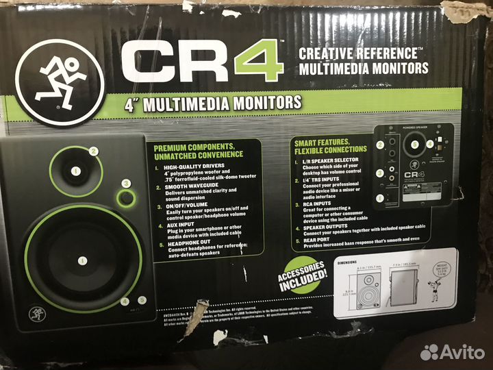 Студийные мониторы mackie cr4