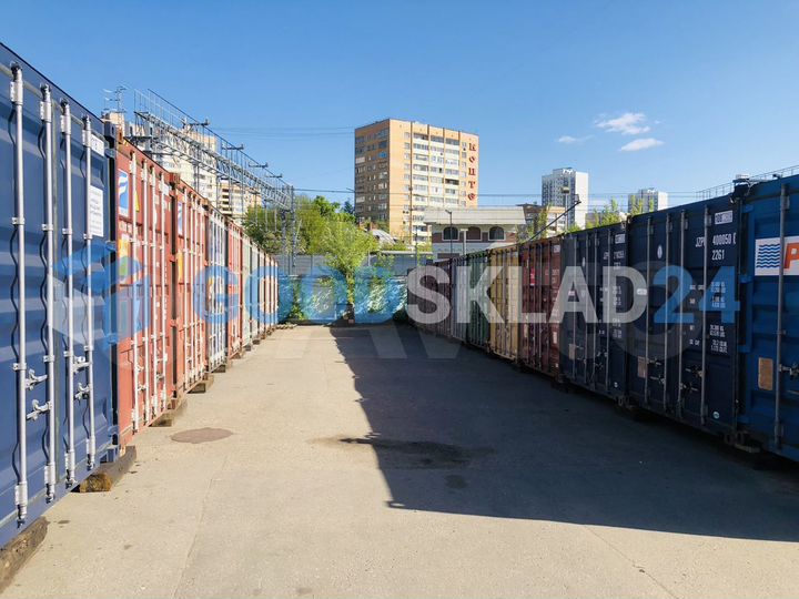 Складской просторный контейнер хранения, 30 м²