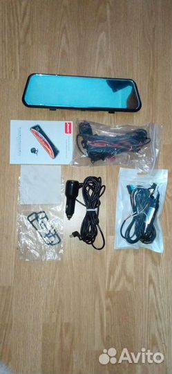 Автомобильное зеркало радар с записью на 2 камеры