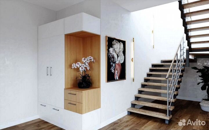 Шкаф распашной под ключ