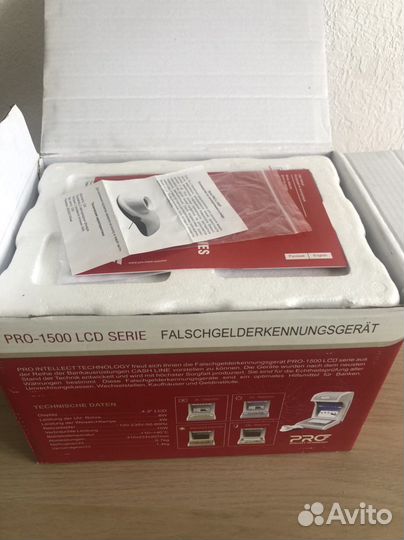 Детектор банкнот Pro-1500lcd