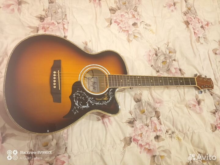 Гитара электроакустическая Flight F-230C SB+чехол