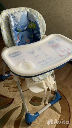Стул для кормления chicco polly 2 в 1