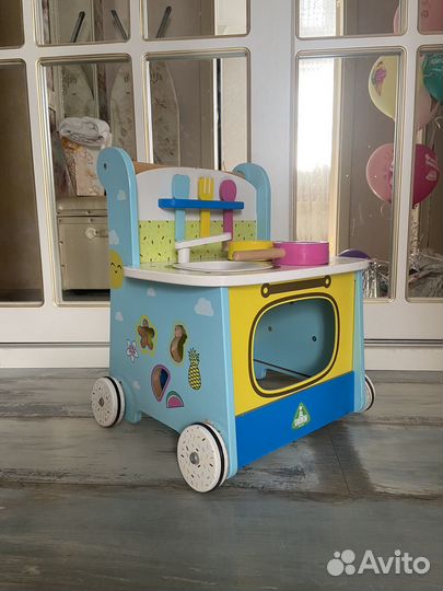 Ходунки каталка деревянная фирмы ELC