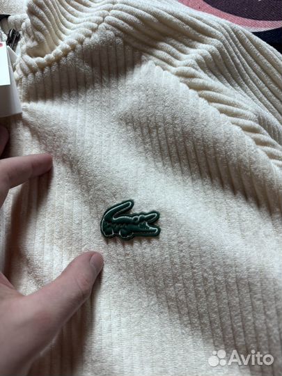 Вельветовая куртка Lacoste белая