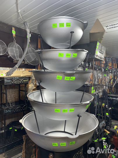 Казан алюминиевый 12,15,22,28,40,60,80,110л