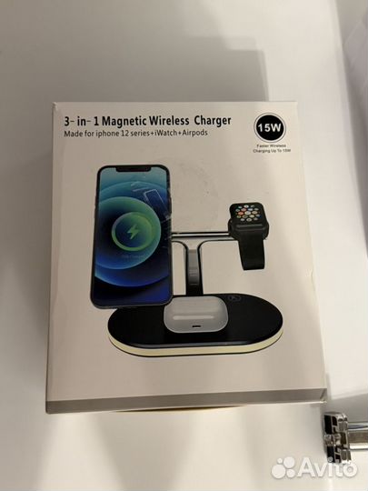 3- in- 1 Magnetic Wireless Charger