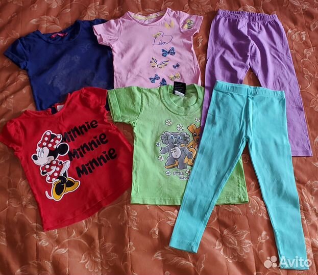 Летняя одежда для девочки пакетом, 92-98 размер