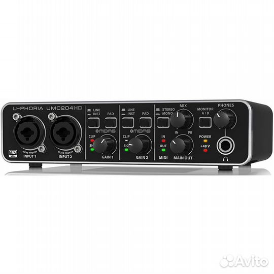 Аудиоинтерфейс Behringer UMC204HD