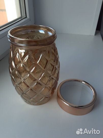 Банка для сыпучих/ ваза, новая