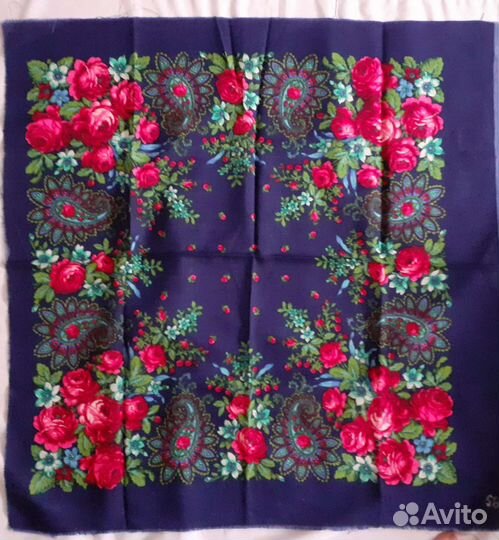 Платок синий СССР