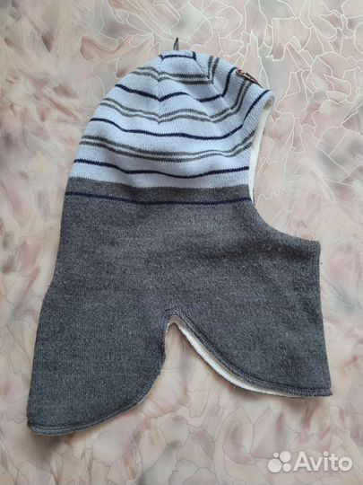 Шапка шлем для мальчика