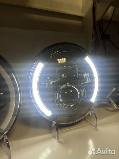 Диодные фары на ниву