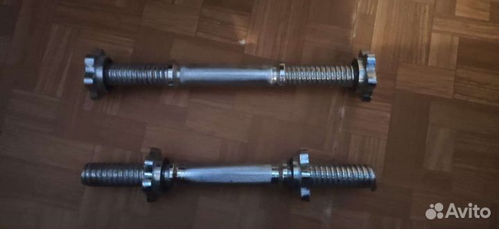 Гриф гантельный стальной torneo, блины