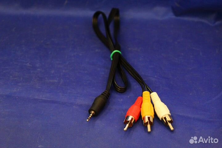 Кабель Шнур соединительный 3,5мм trrs 3RCA, 1.0м
