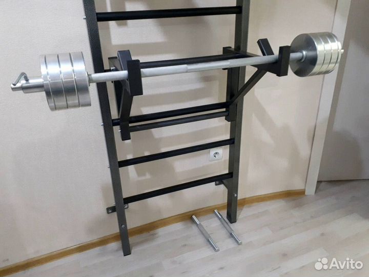 Штанга + гантели (40 кг)