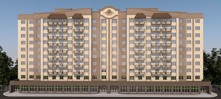 2-к. квартира, 66,8 м², 5/10 эт.