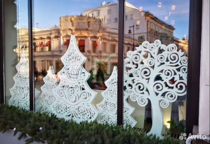 Лазерная резка фанеры дерева, пластика, гравировка