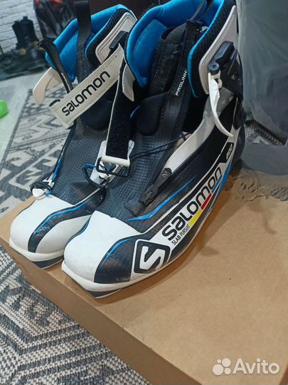 Лыжные ботинки salomon prolink