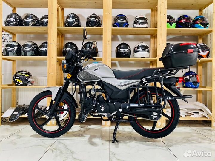 Мопед alpha Tourist Rockot (Серый глянцевый)