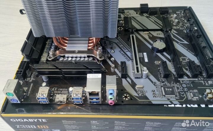 Комплект z390ud/intel i5 9600kf/башня DeepCool