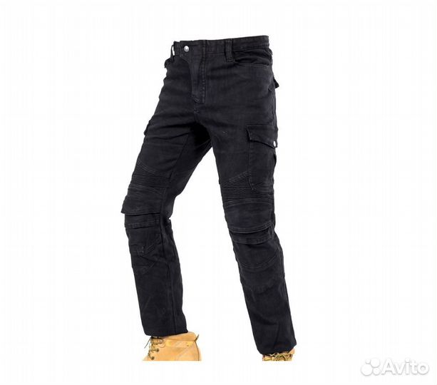 Мотоджинсы Komine Rock Biker черные